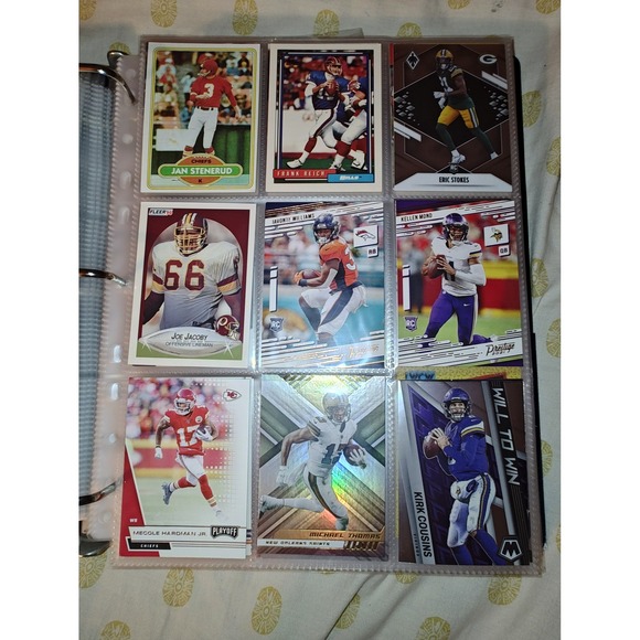 Other - Football Card Lot Panini RC Mosaic Topps Fleer Kirk Cousins Javonte Williams